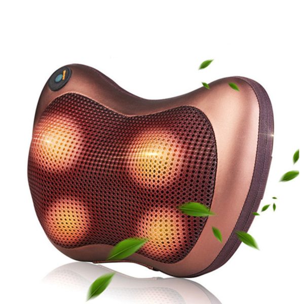 Shiatsu Neck & Back Massager Pillow – Heating, Kneading & Infrared Therapy for Car & Home