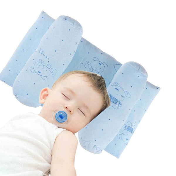 Soft Head Shaping Newborn Pillow For Flat Head Prevention, Breathable &amp; Portable Infant Cushion – Baby Head Shaping
